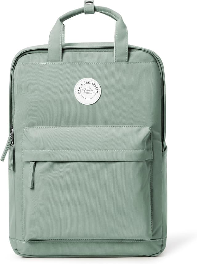 Detalle de HYC00 HYC00 Schulrucksack für Teenager Mädchen – College Laptop-Rucksack bis 15,6 Zoll, hellgrün