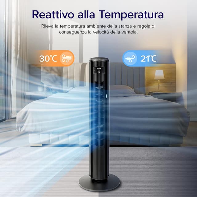 Thumbnail 3 de LEVOIT Ventilatore a Torre 108 cm 7,9 m/s
