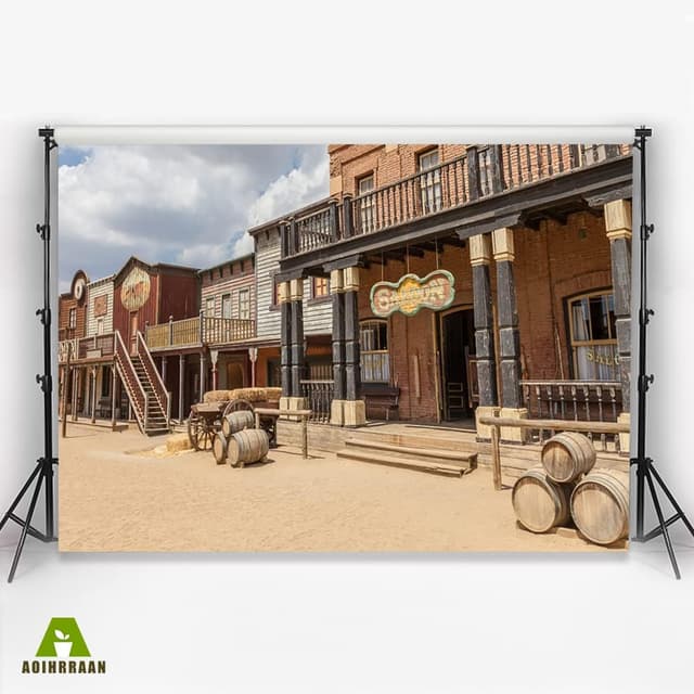 Thumbnail 2 de Aoihrraan Western Saloon Hintergrund 1,5x1m