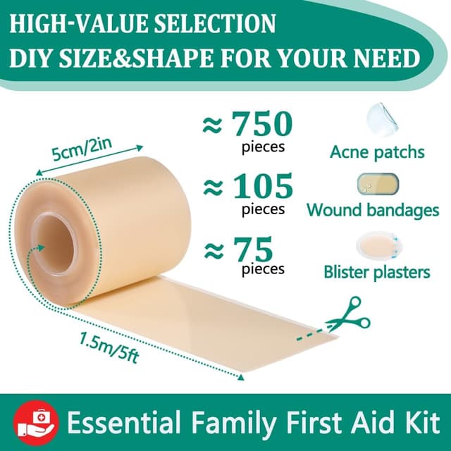 Thumbnail 1 de Hydrokolloid Pflaster Rolle 5cmx150cm