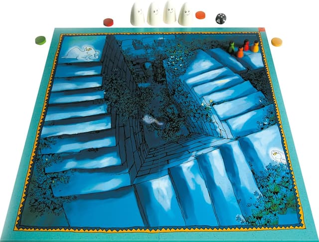 Detalle 2 de Schmidt “La Scala dei Fantasmi”, gioco da tavolo per bambini (dai 4 anni) per 2-4 giocatori