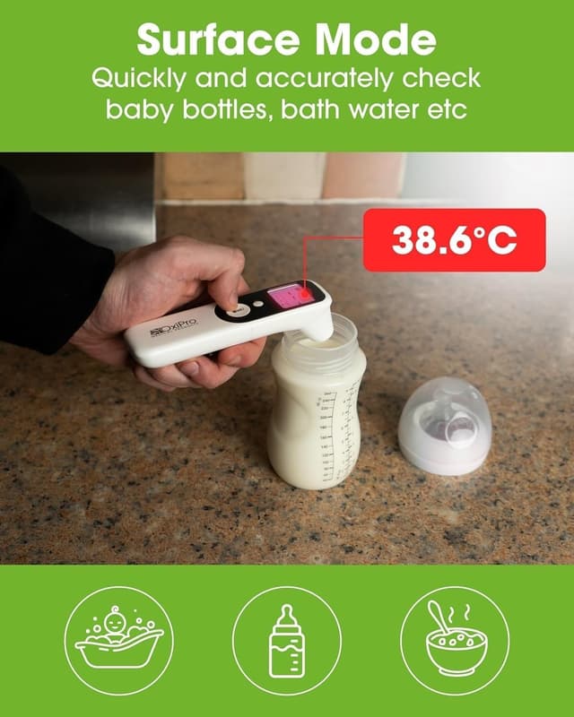 Thumbnail 5 de OxiPro TH1 infrared thermometer 4‑mode 👶