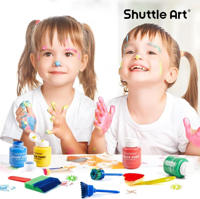 Thumbnail 5 de Shuttle Art Pintura de Dedos 53 Piezas Niños