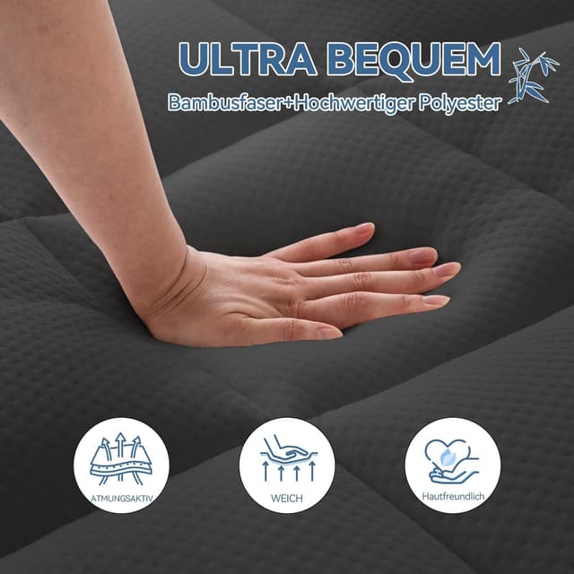 Thumbnail 3 de ABENE Matratzen Topper 180x200 cm Gel Memory H3