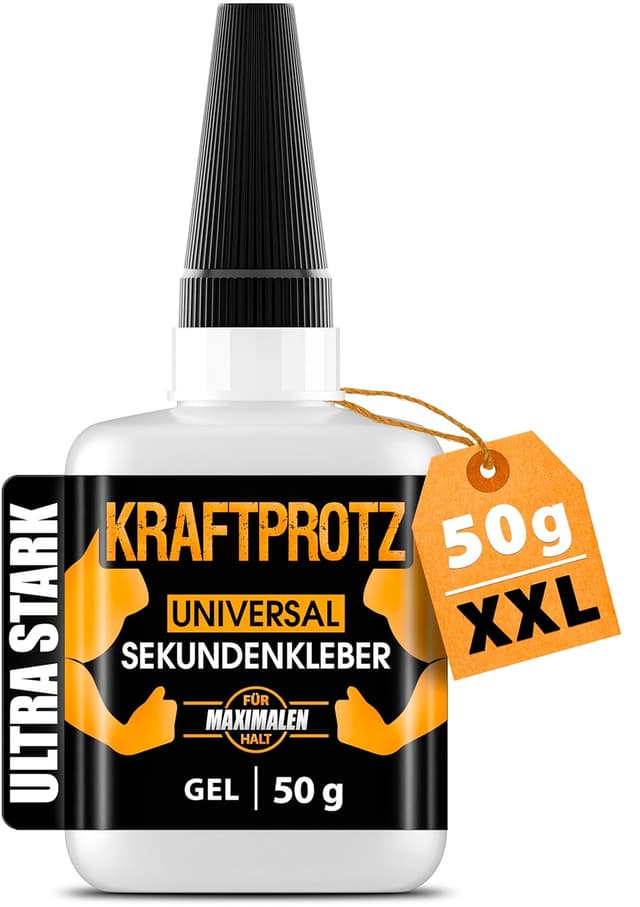 Imagen de KRAFTPROTZ Sekundenkleber Gel 50 g – extra stark en OfertitasTOP
