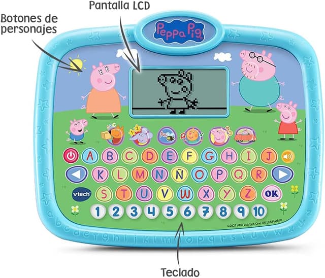 Detalle 2 de VTech Peppa Pig Tablet Educativa para Niños +3 Años