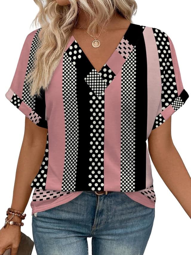 Detalle 2 de WIHOLL V-neck dolman summer top