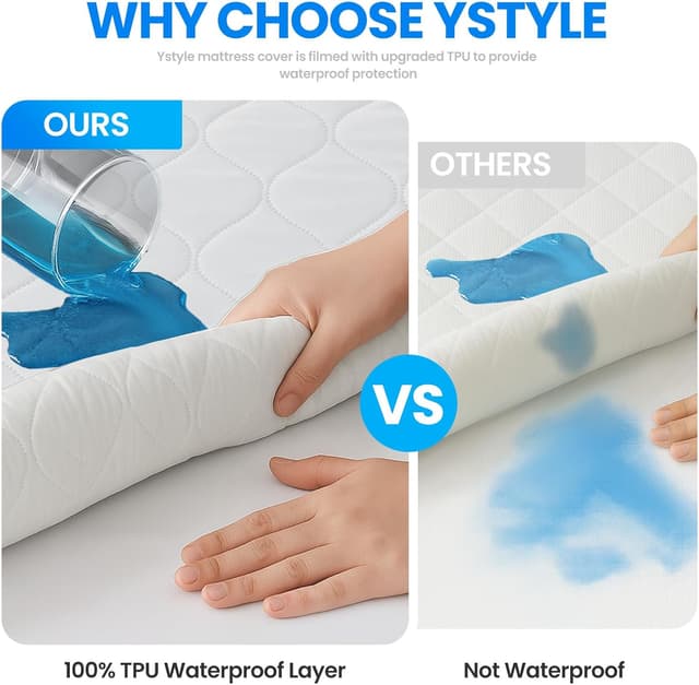 Detalle 1 de Ystyle protège matelas 160x200 cm