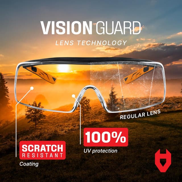 Detalle 2 de NoCry Over-Glasses Safety Glasses 5.7in