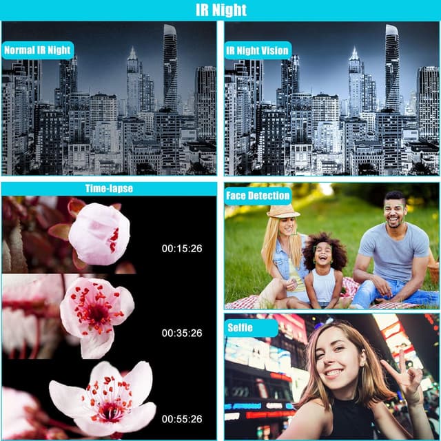 Thumbnail 5 de CAMKORY Videokamera 4K 48MP