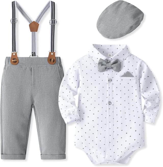 Thumbnail 3 de Fohuanky Baby Boy Formal Outfit for Wedding