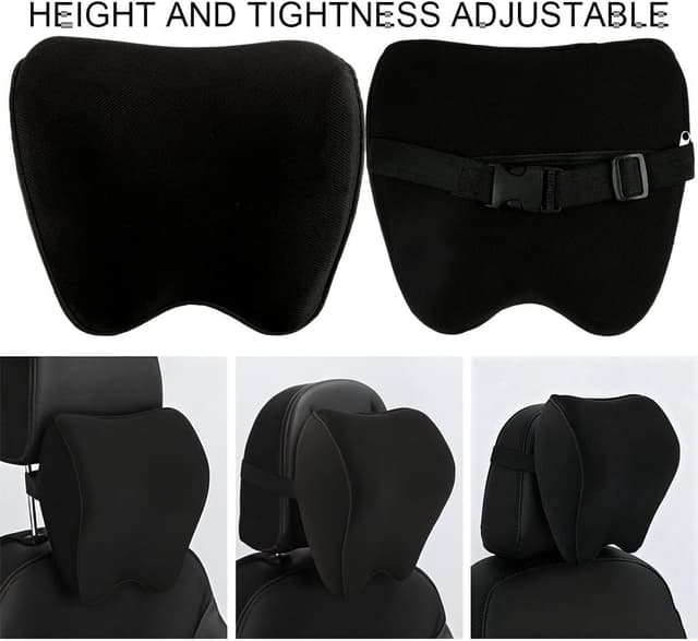 Thumbnail 6 de Alaoo cuscino poggiatesta auto ortopedico con memory foam (2 pezzi) e fodera traspirante