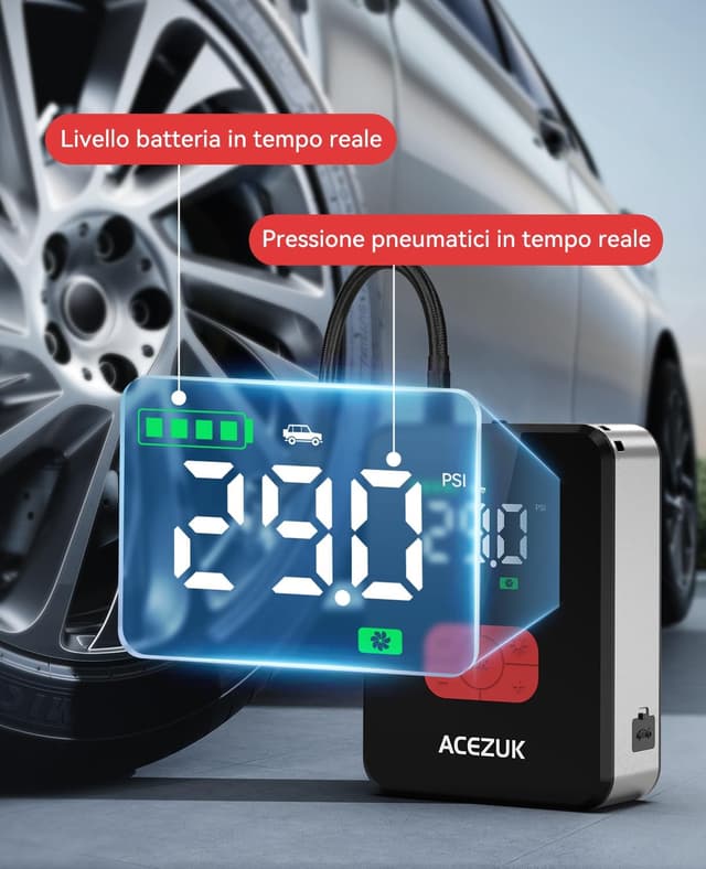 Detalle 2 de ACEZUK M06 avviatore batteria 21800mAh