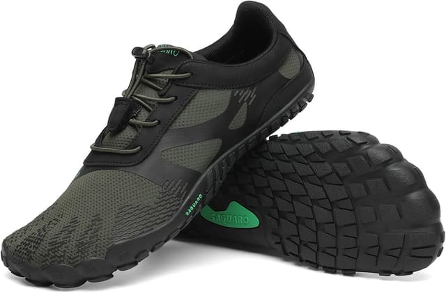 Detalle de SAGUARO Unisex Barfußschuhe Outdoor mit Zehenbereich (Zero-Drop, faltbar) – Gr. 36–48