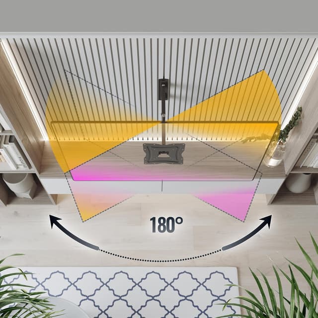 Thumbnail 4 de RICOO S2222 support mural TV 50 pouces