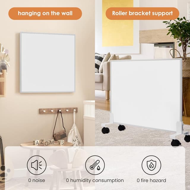 Detalle 1 de Hocosyme Infrarotheizung 300 Watt für 3-8㎡