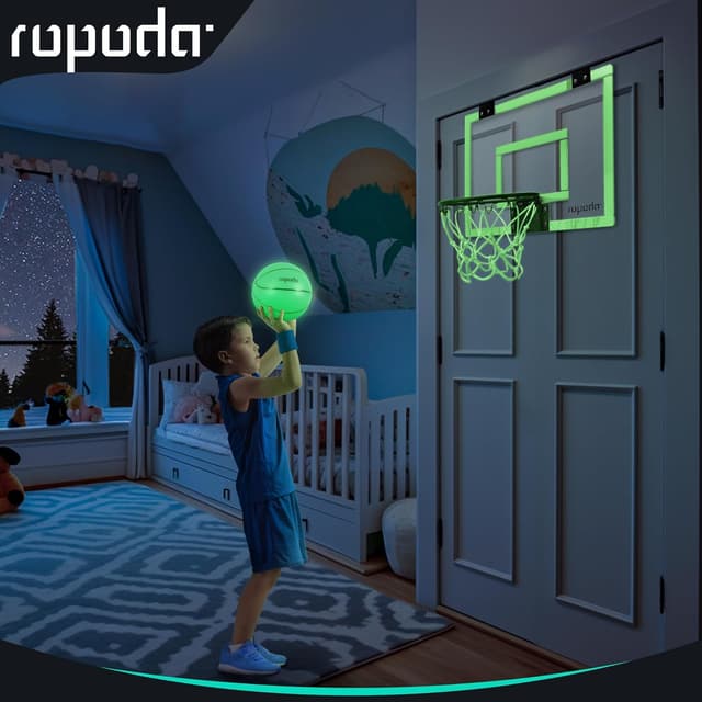 Thumbnail 2 de ropoda Mini Basketball Hoop Glow-in-Dark