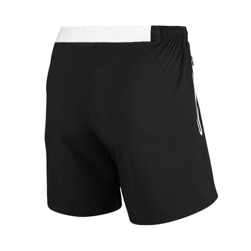 Detalle 1 de TCA Shorts Deportivos Hombre con Bolsillos de Cremallera Elite Tech (Negro/Blanco) XL