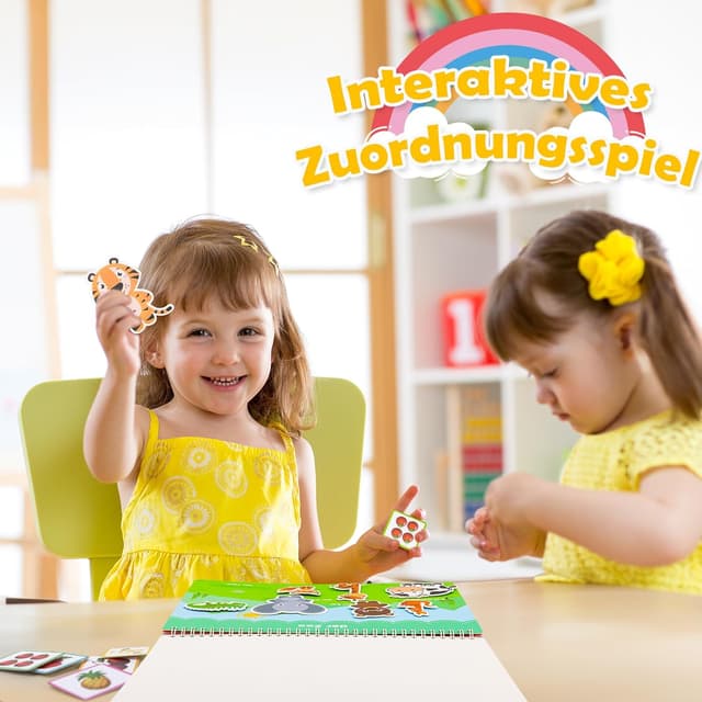 Thumbnail 5 de Weokeey Quiet Book Montessori 12 Themen