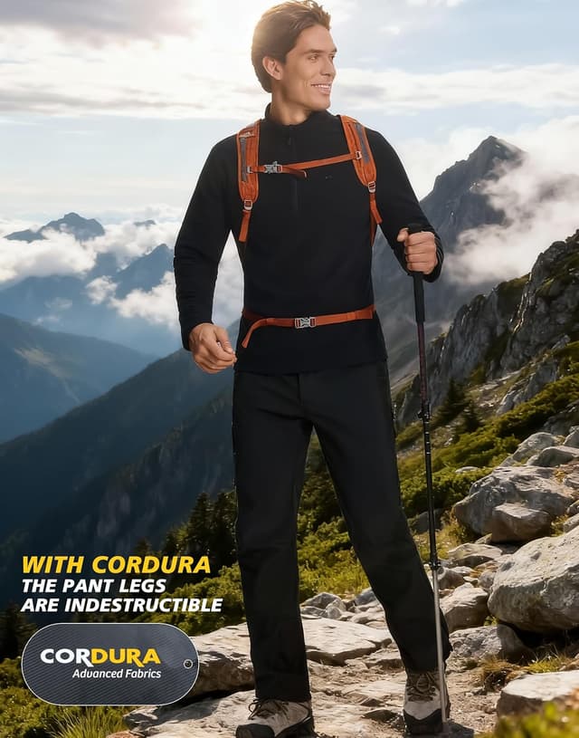 Thumbnail 5 de Pioneer Camp Pantalon softshell homme imperméable