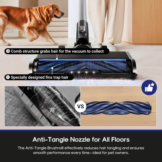 Detalle 2 de Eureka NEC451BL 60 min cordless vacuum 🧹