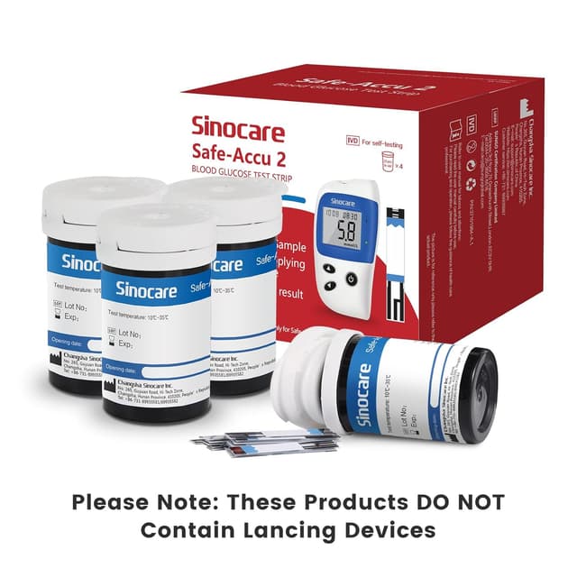Thumbnail 1 de Sinocare Safe-Accu2 test strips 100 pack
