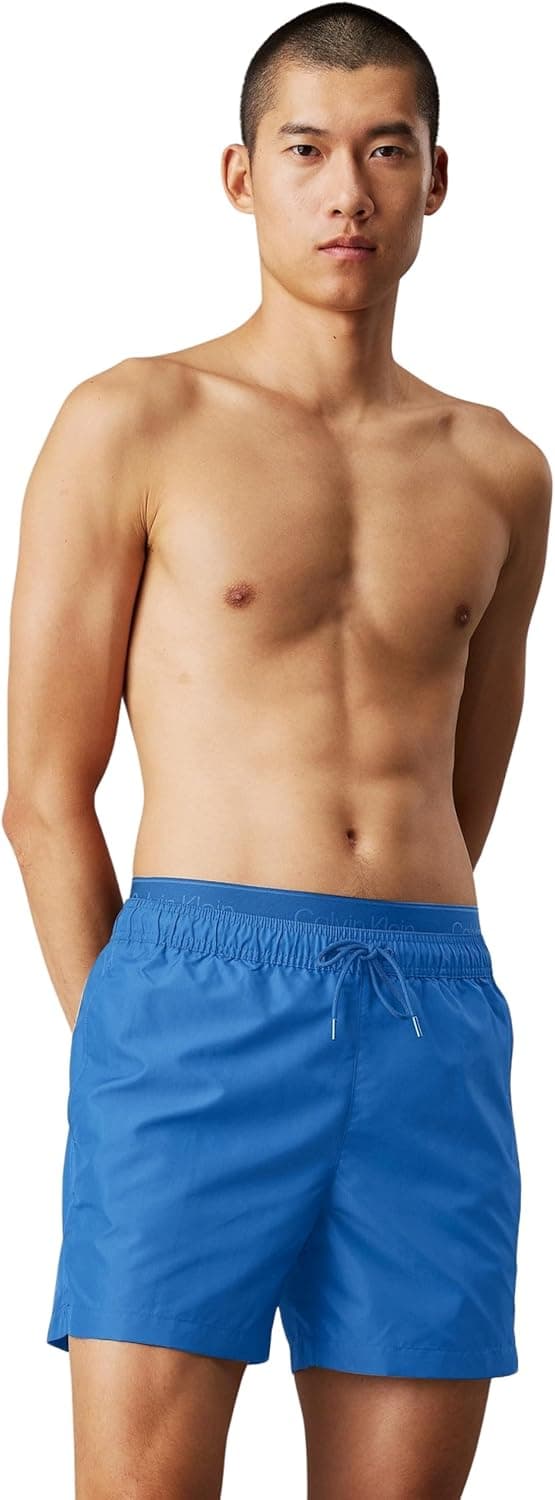 Imagen de Calvin Klein Men’s Medium Double Drawstring Swim Shorts en OfertitasTOP
