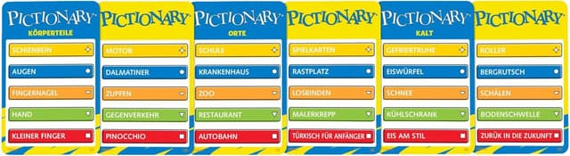 Detalle de Pictionary Familienbrettspiel für 2 Teams