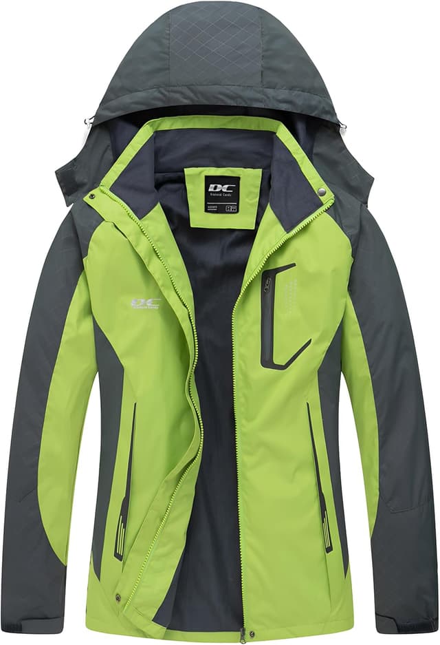 Detalle de Regenjacke Damen mit Kapuze, wasserdicht