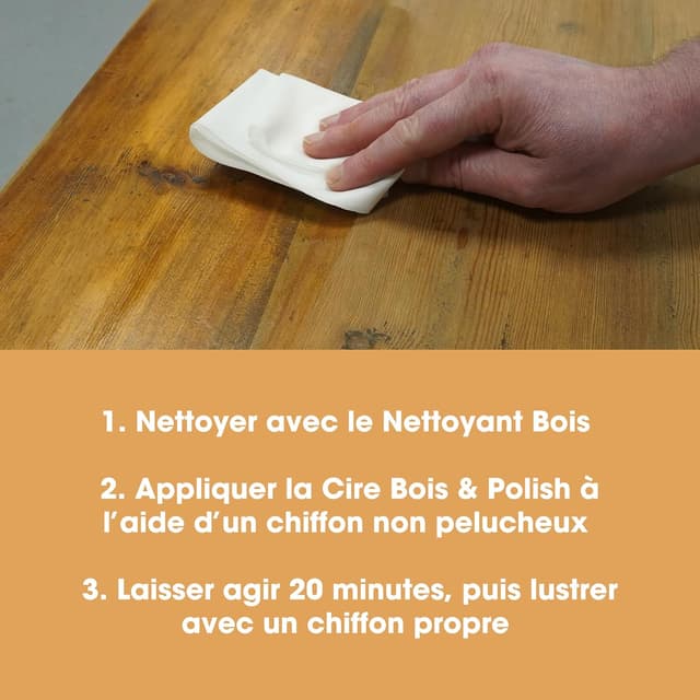 Detalle de Cire Bois & Polish Furniture Clinic huile orange 250 ml