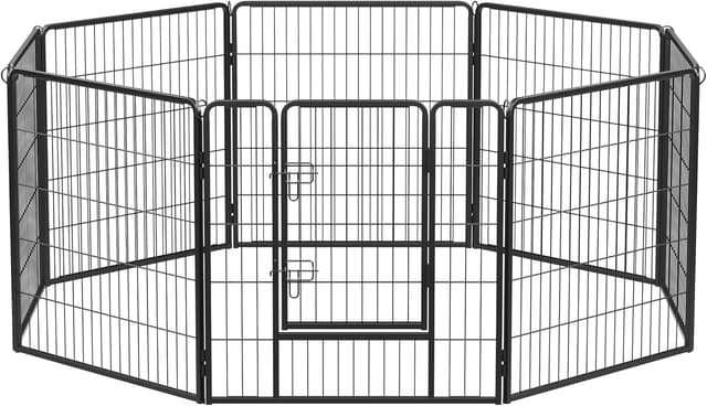 Imagen de Feandrea PPK88H parc chien 8 panneaux 77x80 cm en OfertitasTOP