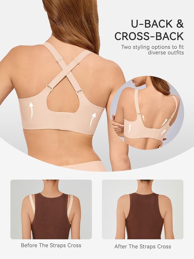 Thumbnail 1 de LUCKMEEY Bras No Underwire Wireless Bra A-DD 🩲