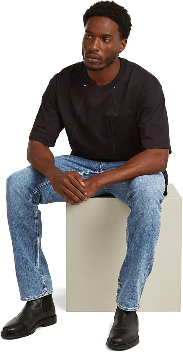 Detalle de G-STAR Men’s Mosa Straight Jeans