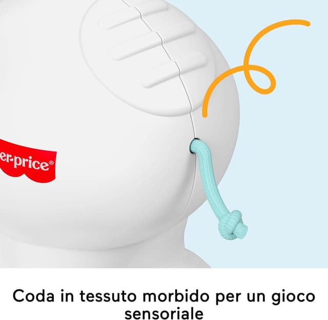 Detalle de Fisher-Price Orso Polare Gattoniamo Insieme (JDL63): veicolo sensoriale da spingere e inseguire
