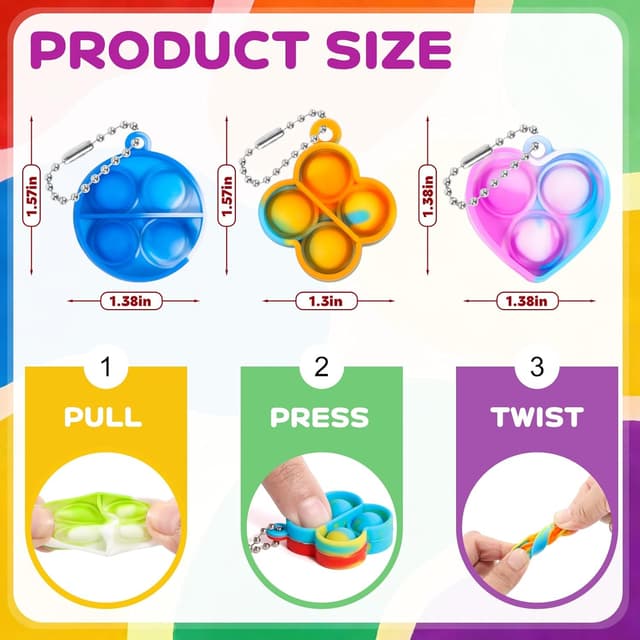 Detalle 2 de Nado Joy Pop fidget fillers 60 pcs