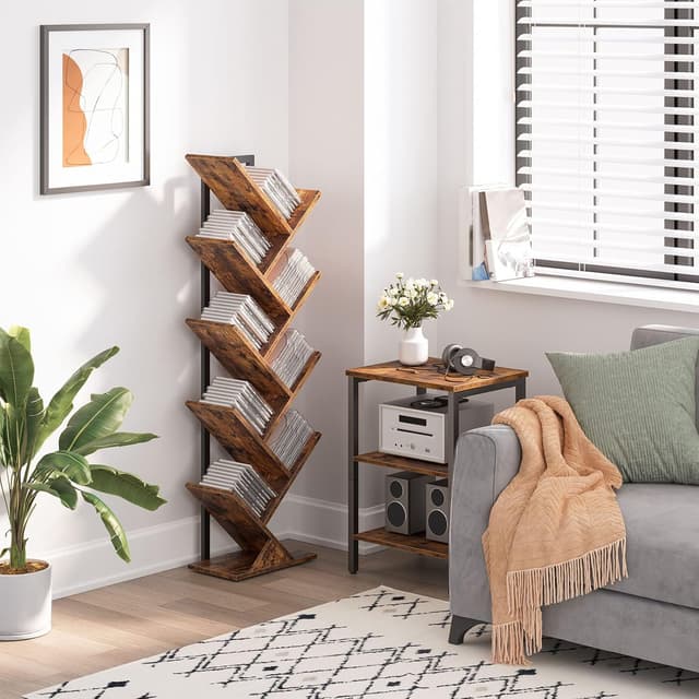 Thumbnail 6 de HOOBRO Tree Bookshelf Tall 9-tier bookcase