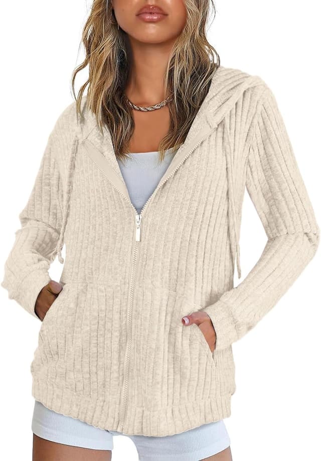 Detalle de Flikity Zip Up Cardigan Hoodie M-XXL