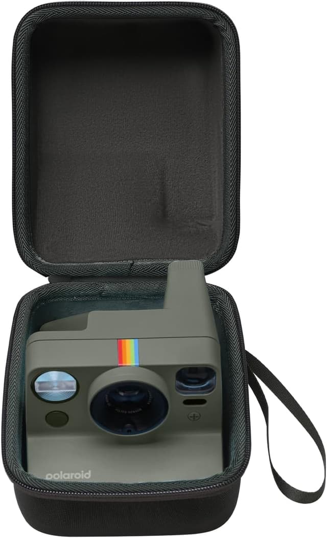 Detalle 2 de XANAD Kamera-Tasche für Polaroid Now Gen 3 / Now Gen 2 / i Type Sofortbildkamera – Grün