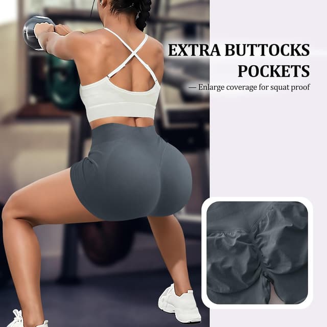 Thumbnail 4 de POWERASIA Workout Impact Shorts Tummy Control