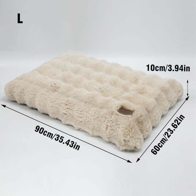 Detalle 2 de BingoPaw 90x60x10 cm Large Calming Dog Bed