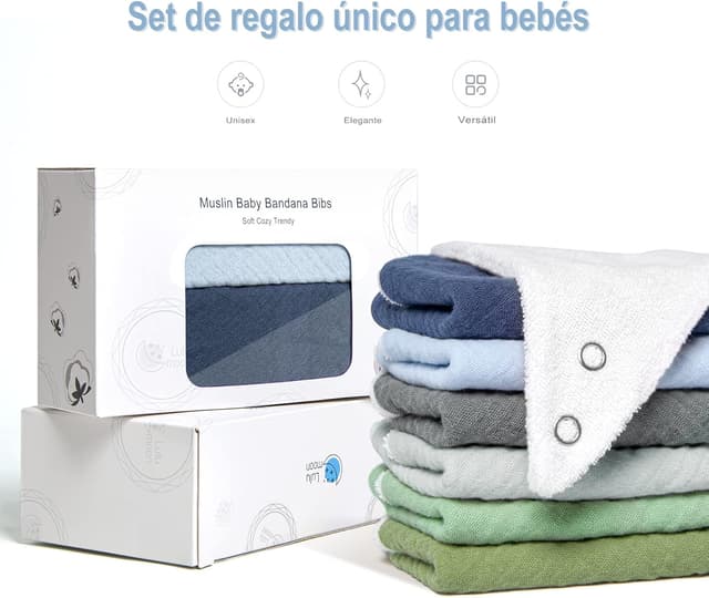 Thumbnail 6 de lulumoon Dreieckstuch Musselin Lätzchen