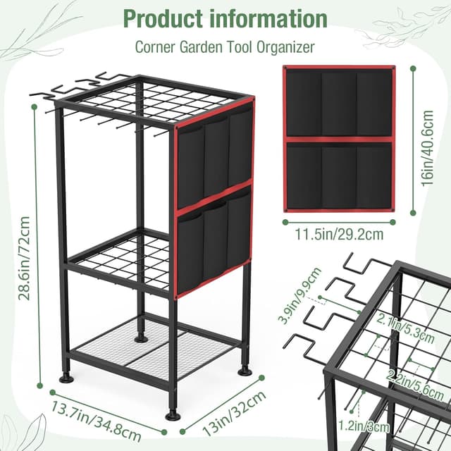 Thumbnail 1 de Lovind Garden Tool Organizer 50