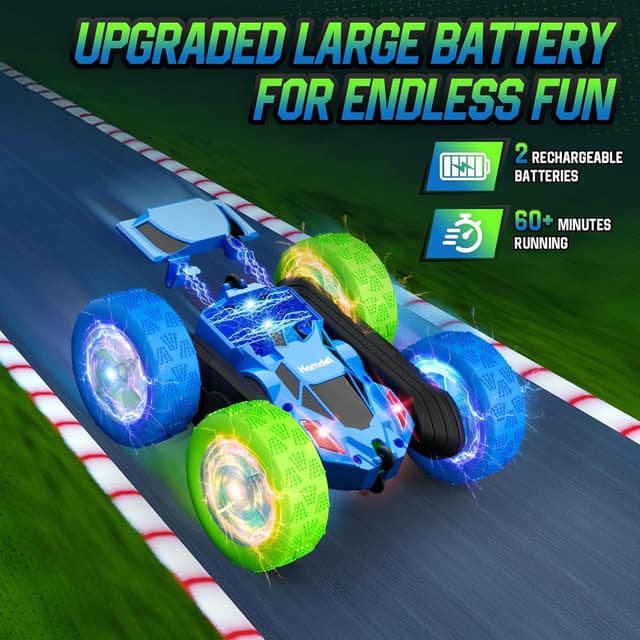 Thumbnail 2 de Hamdol 360° Spinning 4WD RC Car for Kids