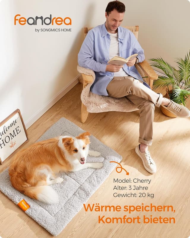 Detalle 2 de Feandrea PPB002G01 Hundedecke 90 x 65 cm