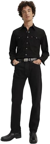 Thumbnail 8 de Levi’s 505 Regular Fit para hombre en negro (Black) 32W / 30L