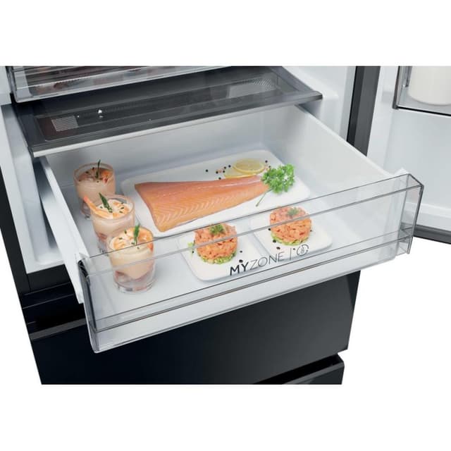 Detalle de Haier HTW7620DNGB combi 414 L No Frost