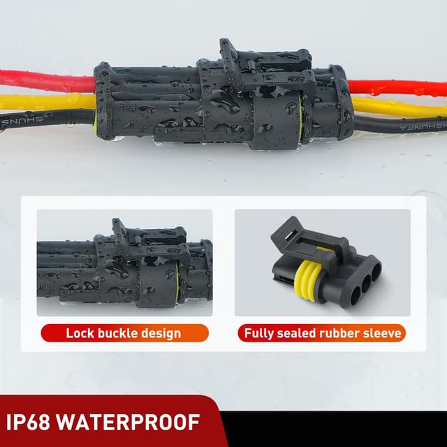 Thumbnail 4 de Nilight 622PCS Electrical Connector Set for Car & Motorcycle