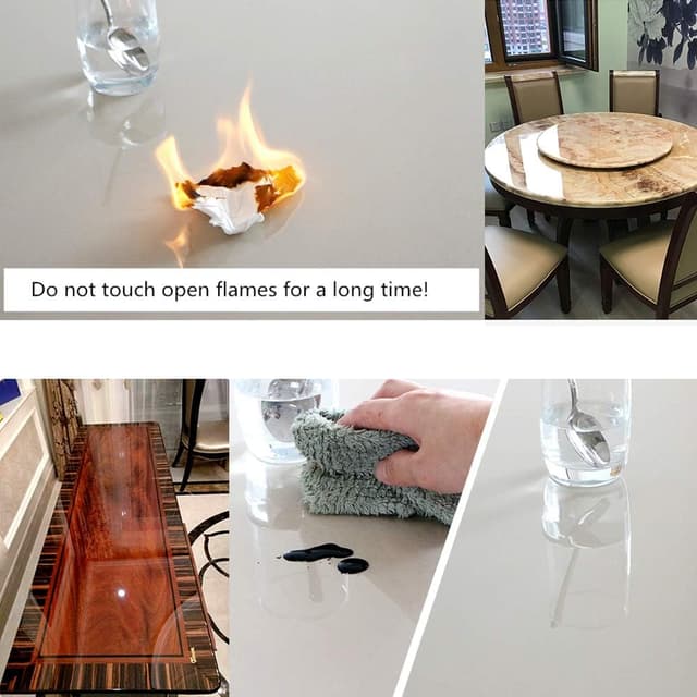 Thumbnail 3 de Hode Sticky Back Plastic Clear Vinyl Wrap 40cm × 3m