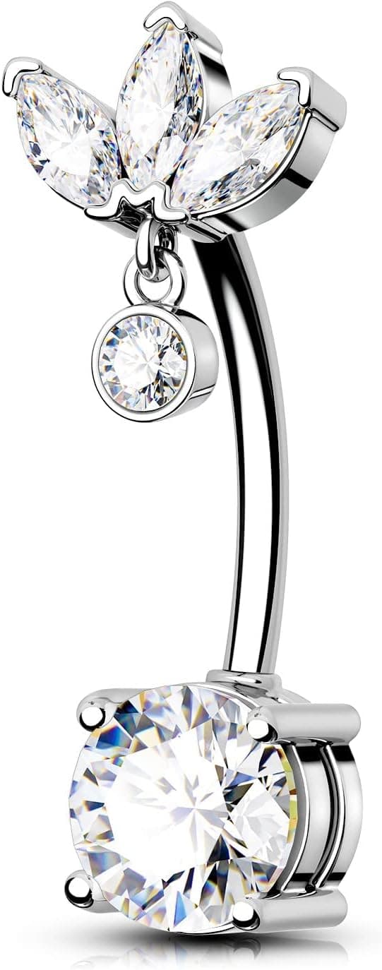 Imagen de OUFER 14G Reverse Nombril Acier Chirurgical 12mm en OfertitasTOP