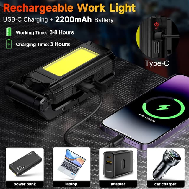 Thumbnail 5 de Daphomeu Torcia con magnete 1000 lumen